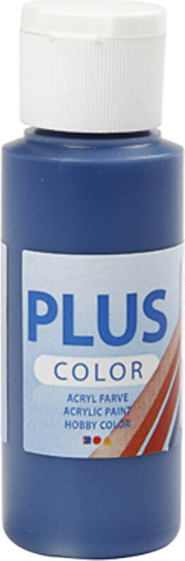 Plus Color Hobbymaling - Akrylfarve - Marineblå - 60 Ml