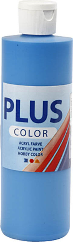 Plus Color Hobbymaling - Akrylfarve - Primær Blå - 250 Ml