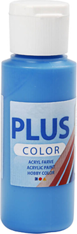 Se Plus Color Hobbymaling - Akrylfarve - Primær Blå - 60 Ml hos Gucca.dk