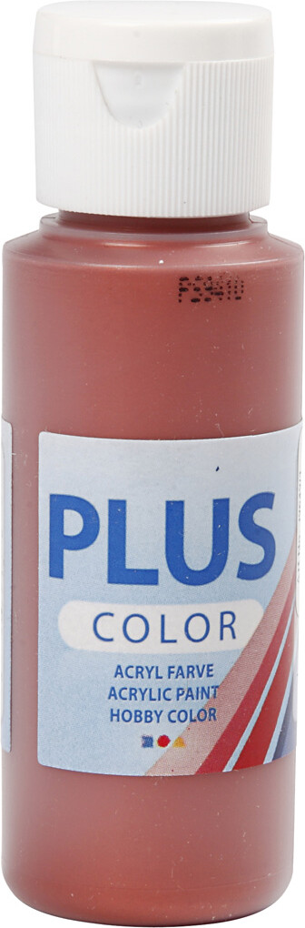Plus Color Hobbymaling - Akrylfarve - Red Copper - 60 Ml