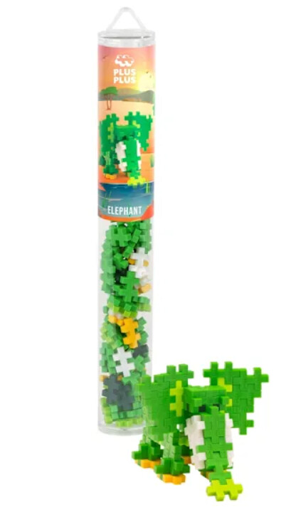 Plus Plus Elefant / 100 stk Tube - (4323)