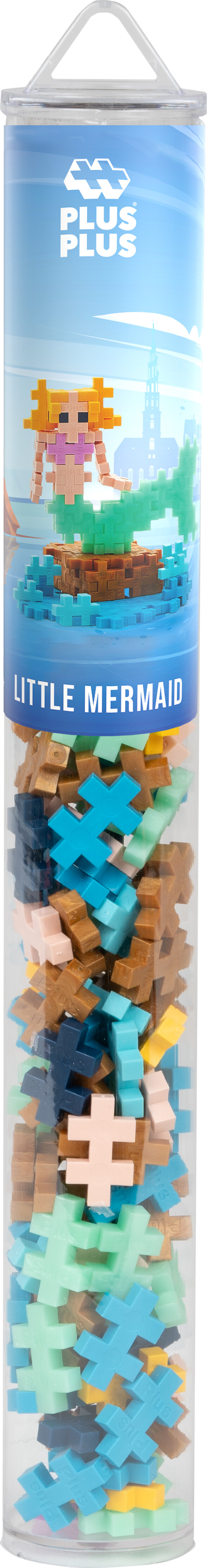 Plus-plus Brikker - Little Mermaid Figur - Rør Med 100 Stk