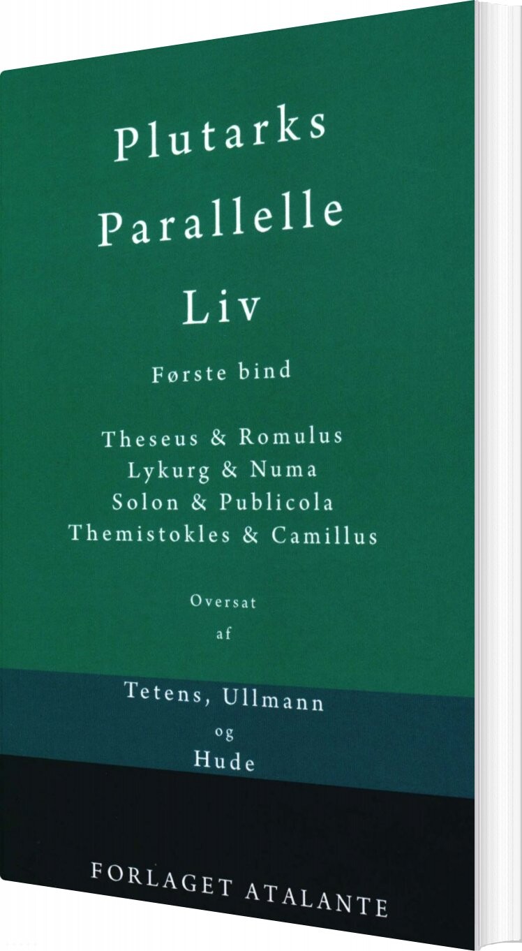 Plutarks Parallelle Liv 1 - Plutark - Bog