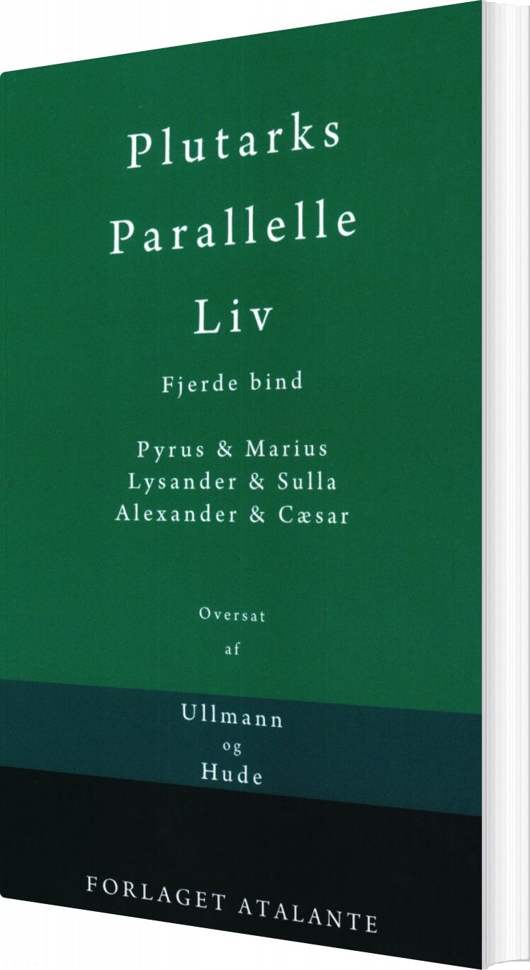Plutarks Parallelle Liv 4 - Plutark - Bog