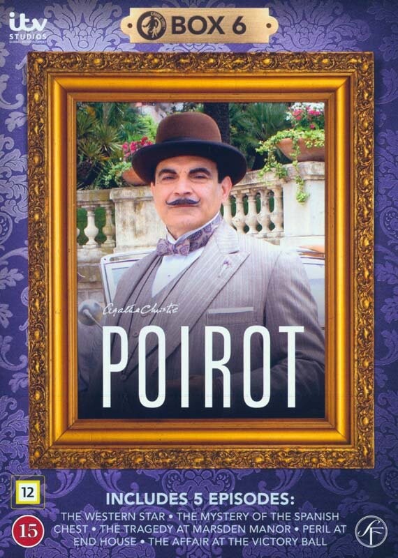 Poirot - Boks 6 - DVD - Tv-serie