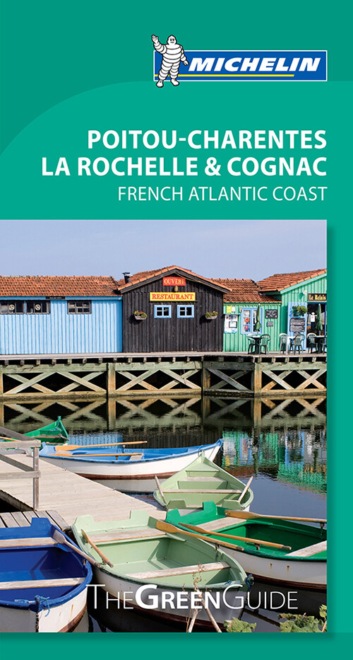 Michelin Kort - Poitou-charentes, La Rochelle & Cognac - English book