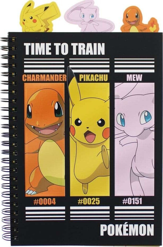 Pokémon - A5 Notesbog - Time To Train! - Mad Monkey