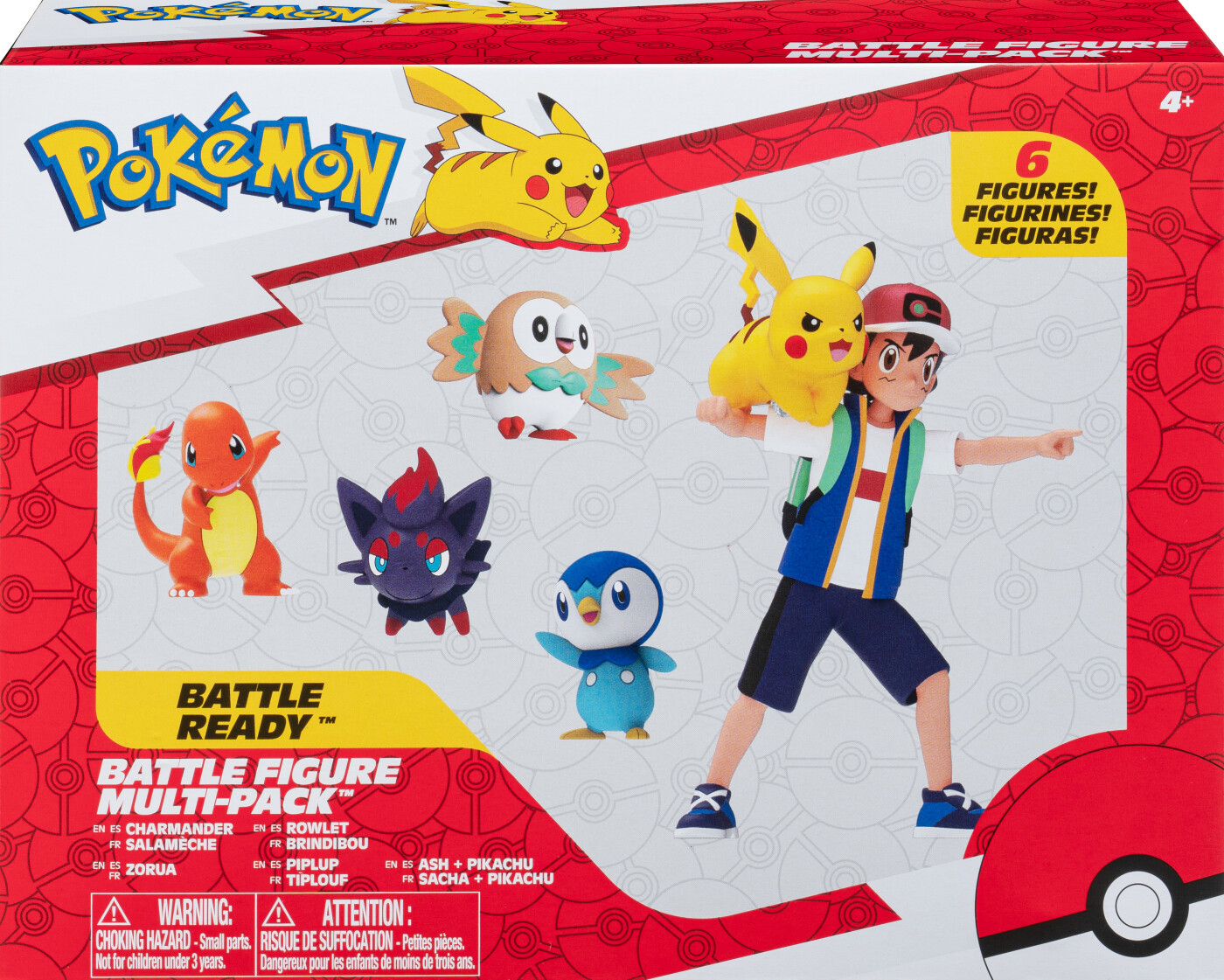 Pokémon Battle Figurer - 6-pak