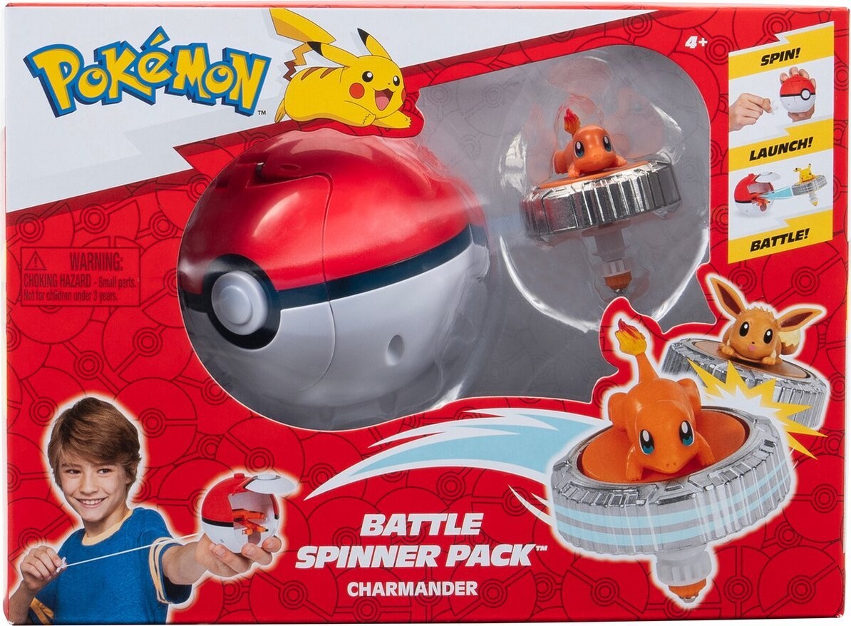 Pokémon - Battle Spinner Pack - Snurretop - Charmander - Jazwares
