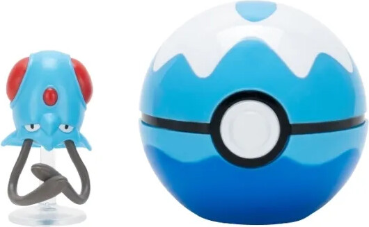 Pokémon - Clip 'n' Go - Tentacool Med Dive Pokéball