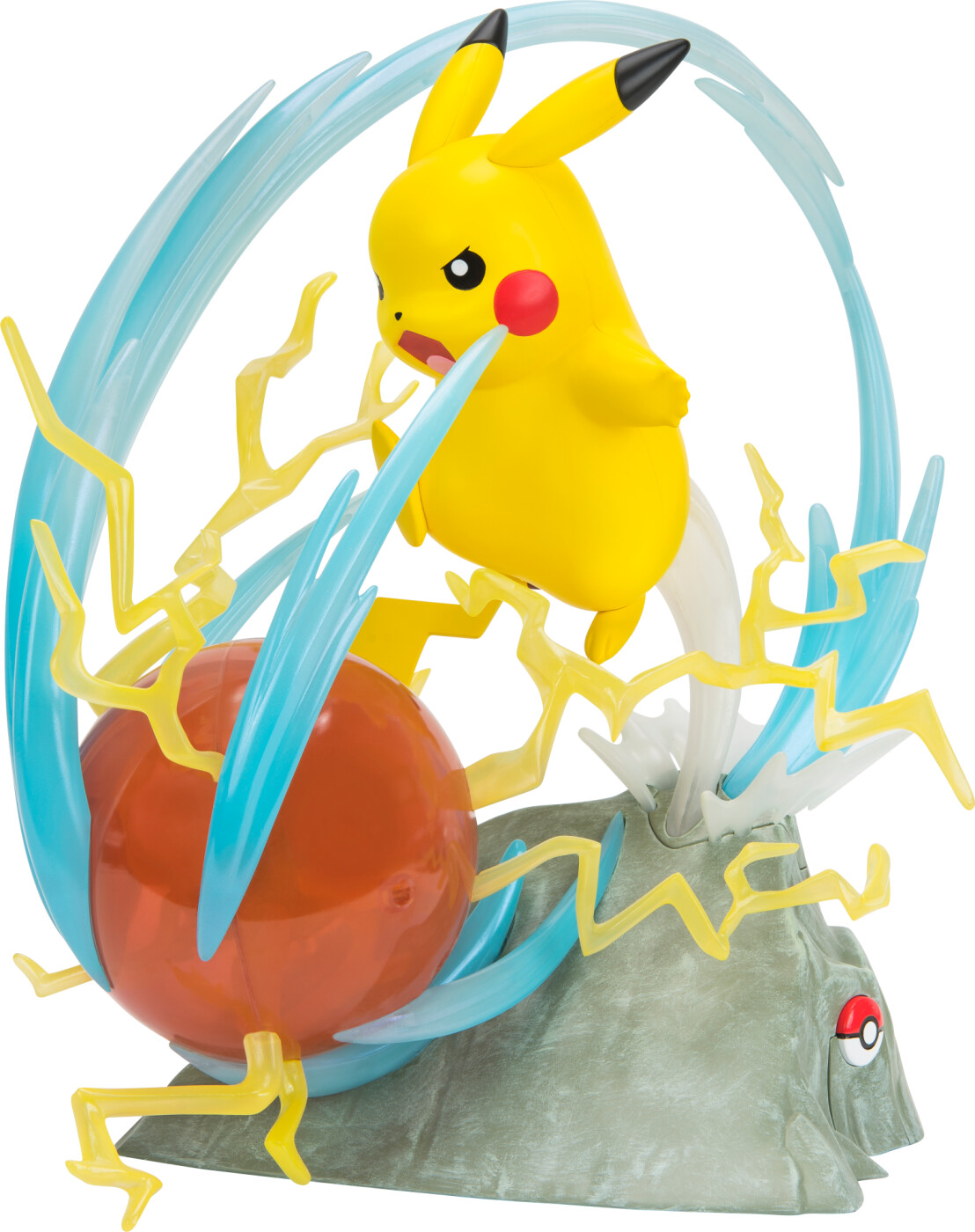 Pokémon Figur Deluxe Collector Pikachu Statue 33 Cm Se tilbud og