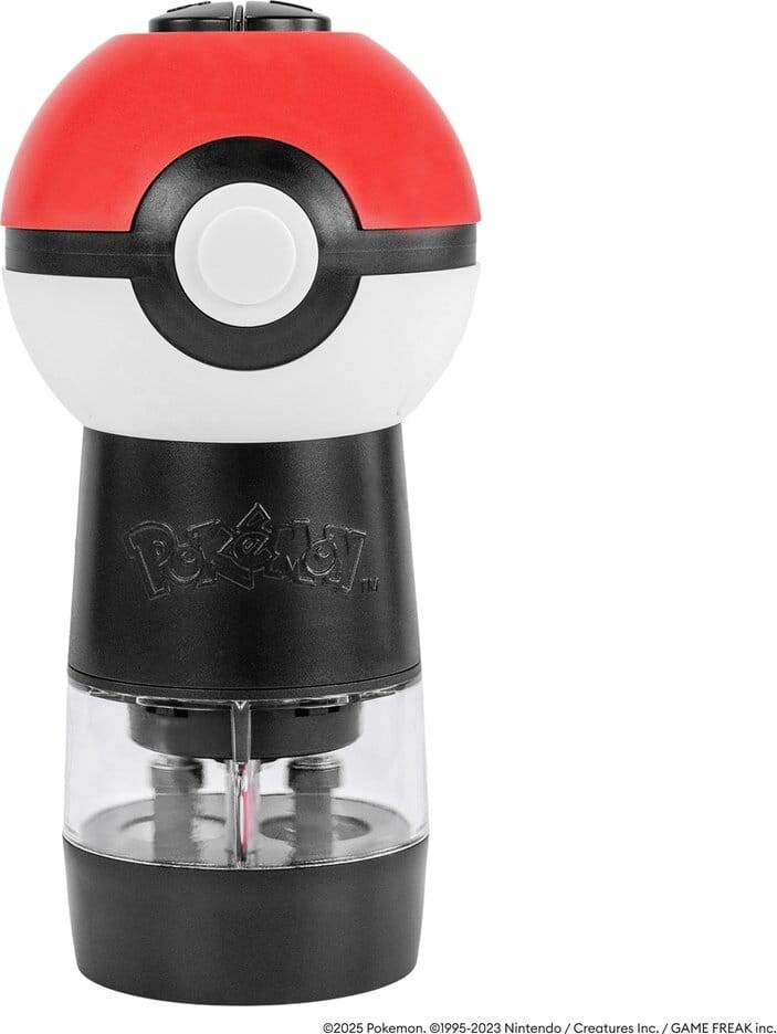 Pokémon Elektrisk Salt- og Peberkværn - Poké Ball Design Legetøj - GEEKD.dk