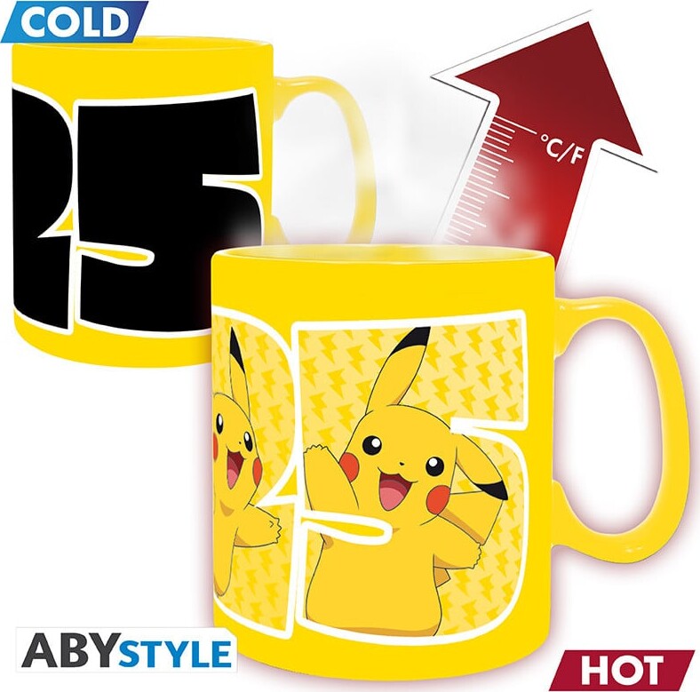 ABYstyle - POKEMON Heat Change Mug Pikachu 25 King size - Krus
