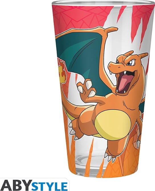 Pokémon - Stort Glas - Premium Charizard 400 Ml billede
