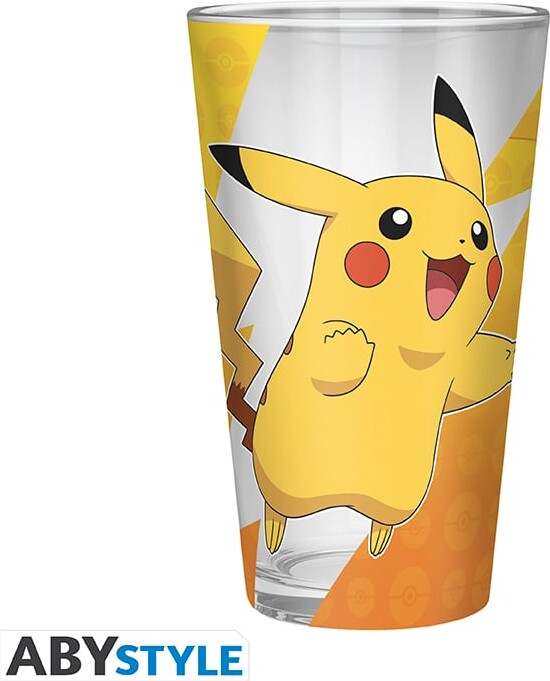 Pokémon - Stort Glas - Premium Pikachu 400 Ml