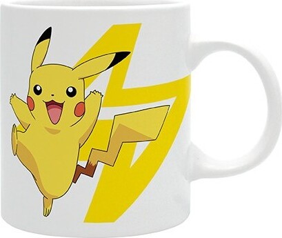 Se Pokémon Krus - Pikachu Og Logo - 320 Ml hos Gucca.dk