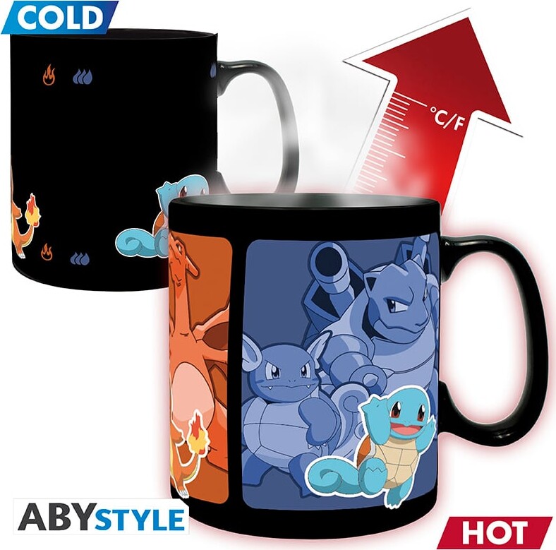 POKEMON Mug Heat Change - Evolve - 460 ml Merchandise - GEEKD.dk