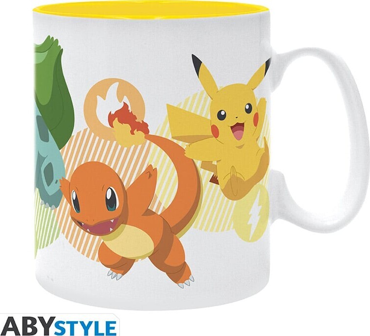 Pokemon - Pikachu and starters - Mug - 460ml
