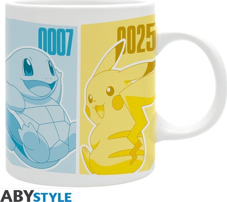 Pokémon - Krus - Pikachu Og Kanto Starters 320 Ml