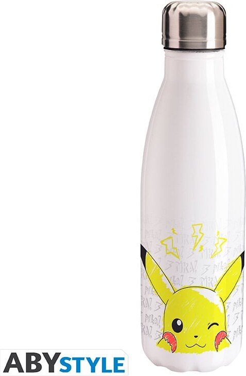 Pokemon Water Bottle - Pikachu Scribble - 500ml