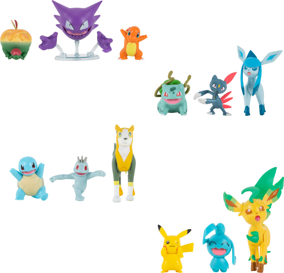 Billede af Pokémon - Battle Figurer - 3-pak - Assorteret hos Gucca.dk