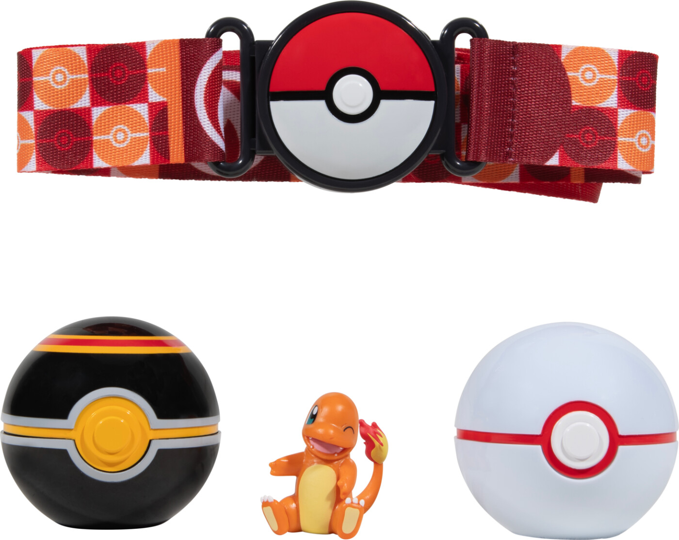 Pokémon - Clip N Go Poké Ball Belt Set - Charmander