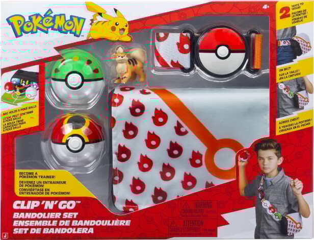 Pokémon - Clip N Go Bandolier Set Growlithe