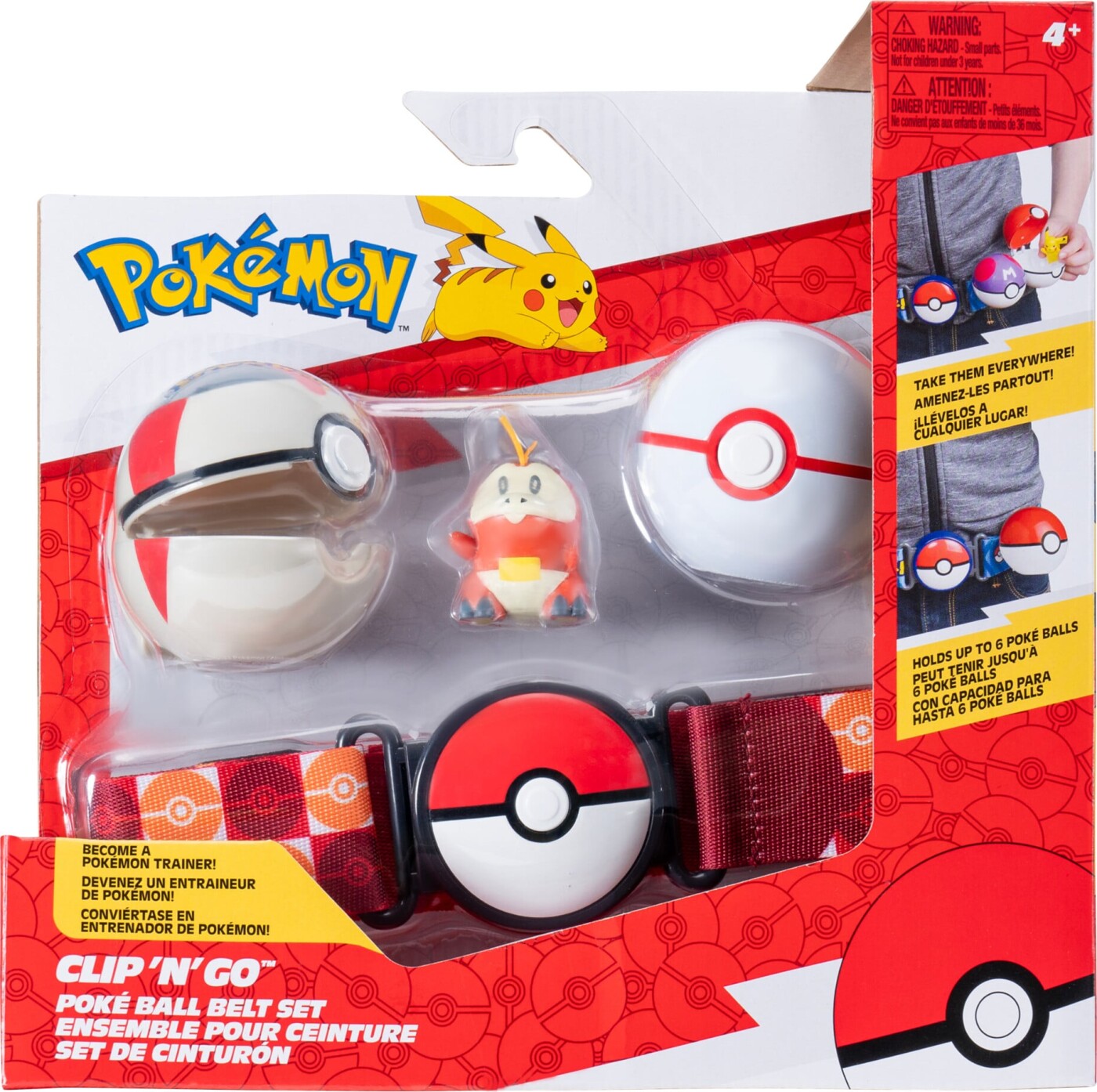Pokémon - Clip N Go Belt Set Fuecoco