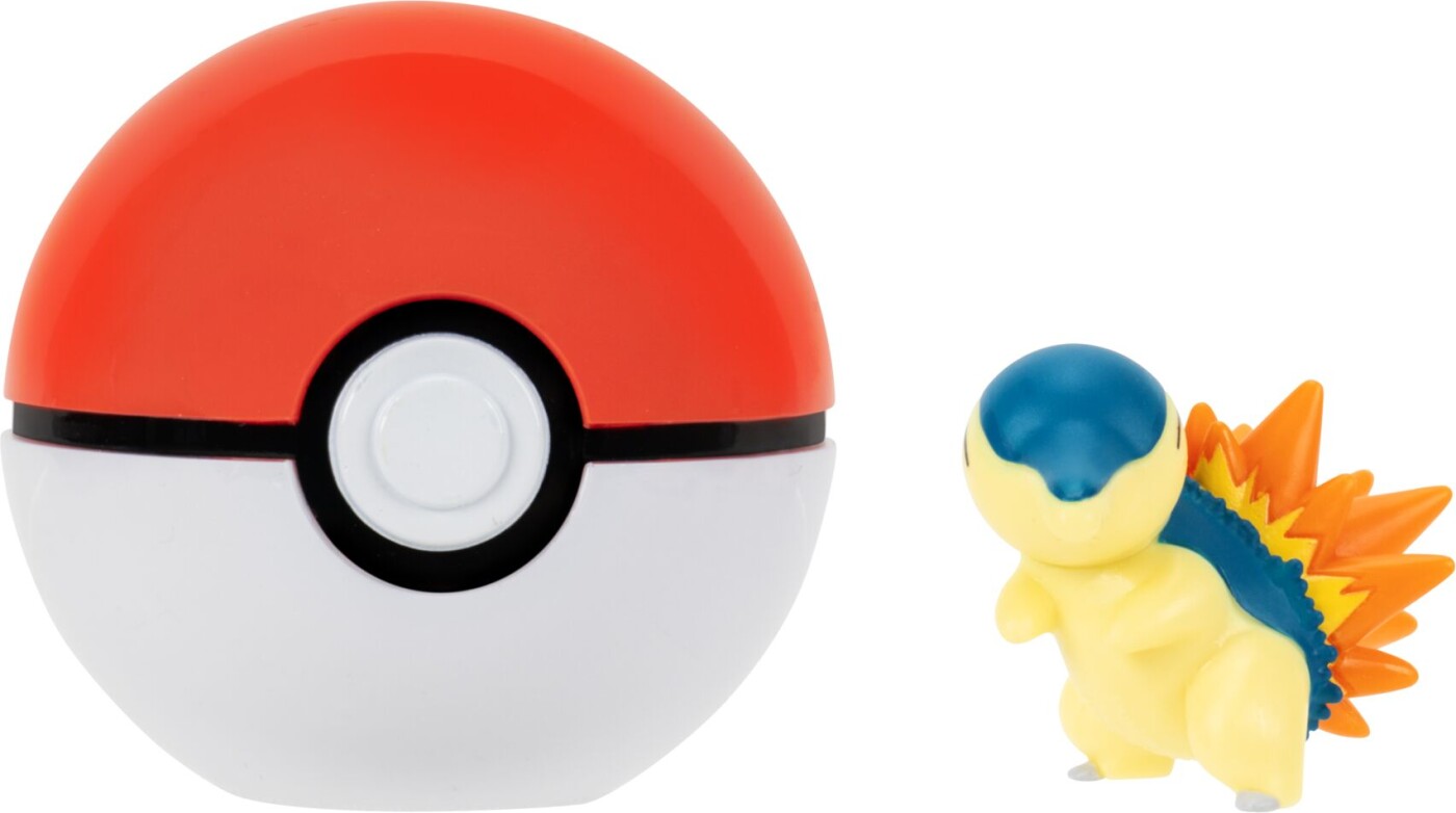 Pokémon - Clip N Go Cyndaquil With Poke Ball