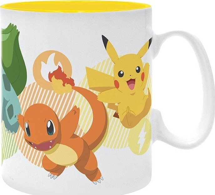 Pokémon - Krus - Pikachu Bulbasaur Charmander 460 Ml - Abystyle Studio