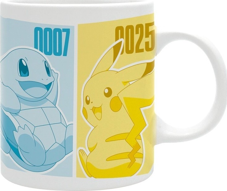 Pokémon - Krus - Pikachu Og Kanto Starters 320 Ml - Abystyle Studio