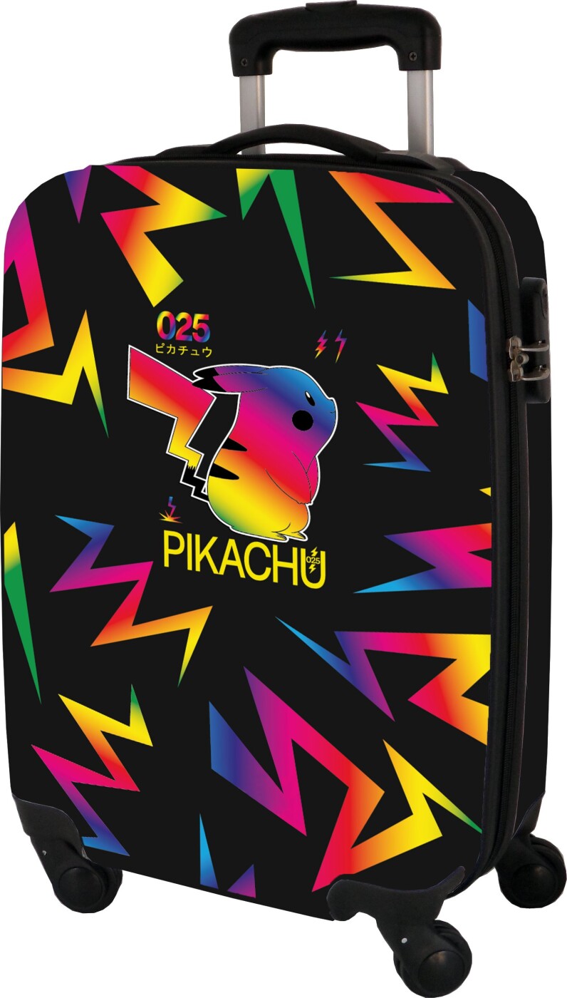 Pokémon - Kuffert - Pikachu Neon - 35x54x22 Cm