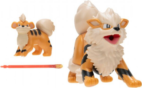 Se Pokémon Figuer - Arcanine Og Growlithe - Evolution hos Gucca.dk