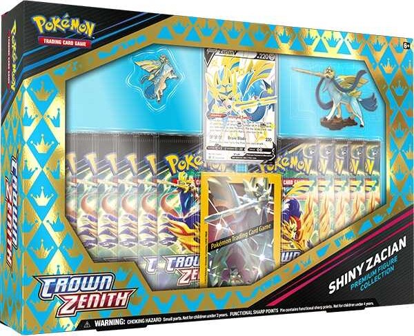 #3 - Pokémon Kort æske - Shiny Zacian - Premium - Crown Zenith