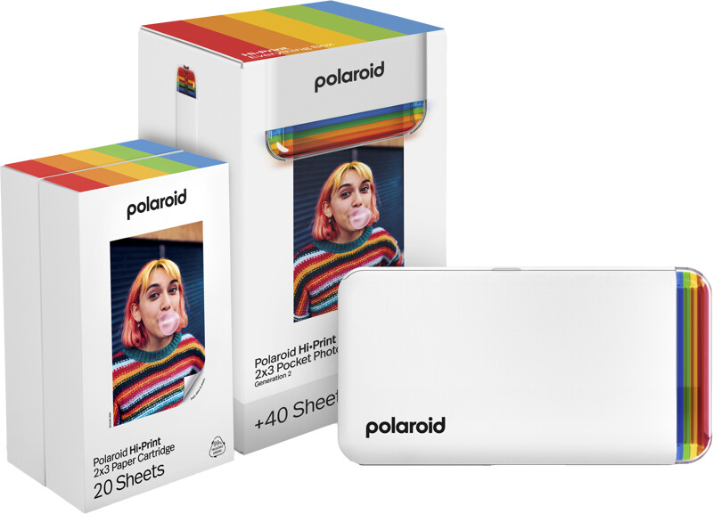 Polaroid Hi-Print Gen 2 E-Box - Fotoprinter - Hvid