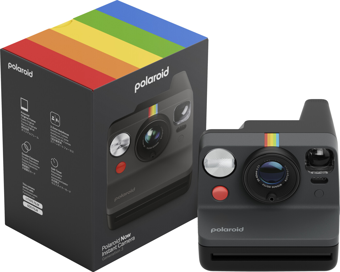 Polaroid Now Gen 3 Instant Kamera - Sort
