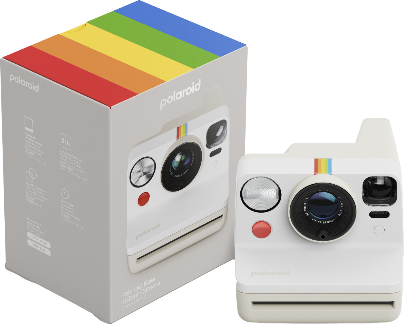 Polaroid - Now Gen 3 Hvid