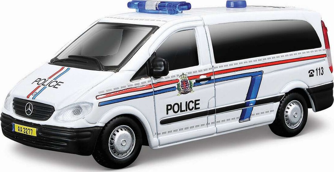 Bburago Mercedes-Benz Vito Politi Modelbil - 1:50, 3+år