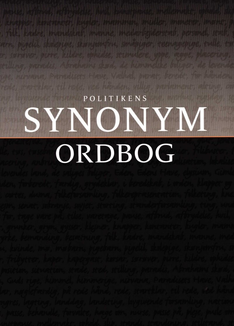 Politikens Synonymordbog - Jørgen Nørby Jensen - Bog
