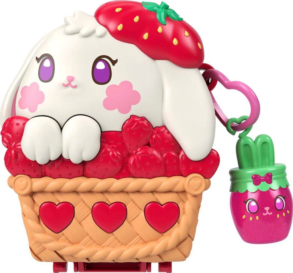 Polly Pocket - Jordbærkaninkurv