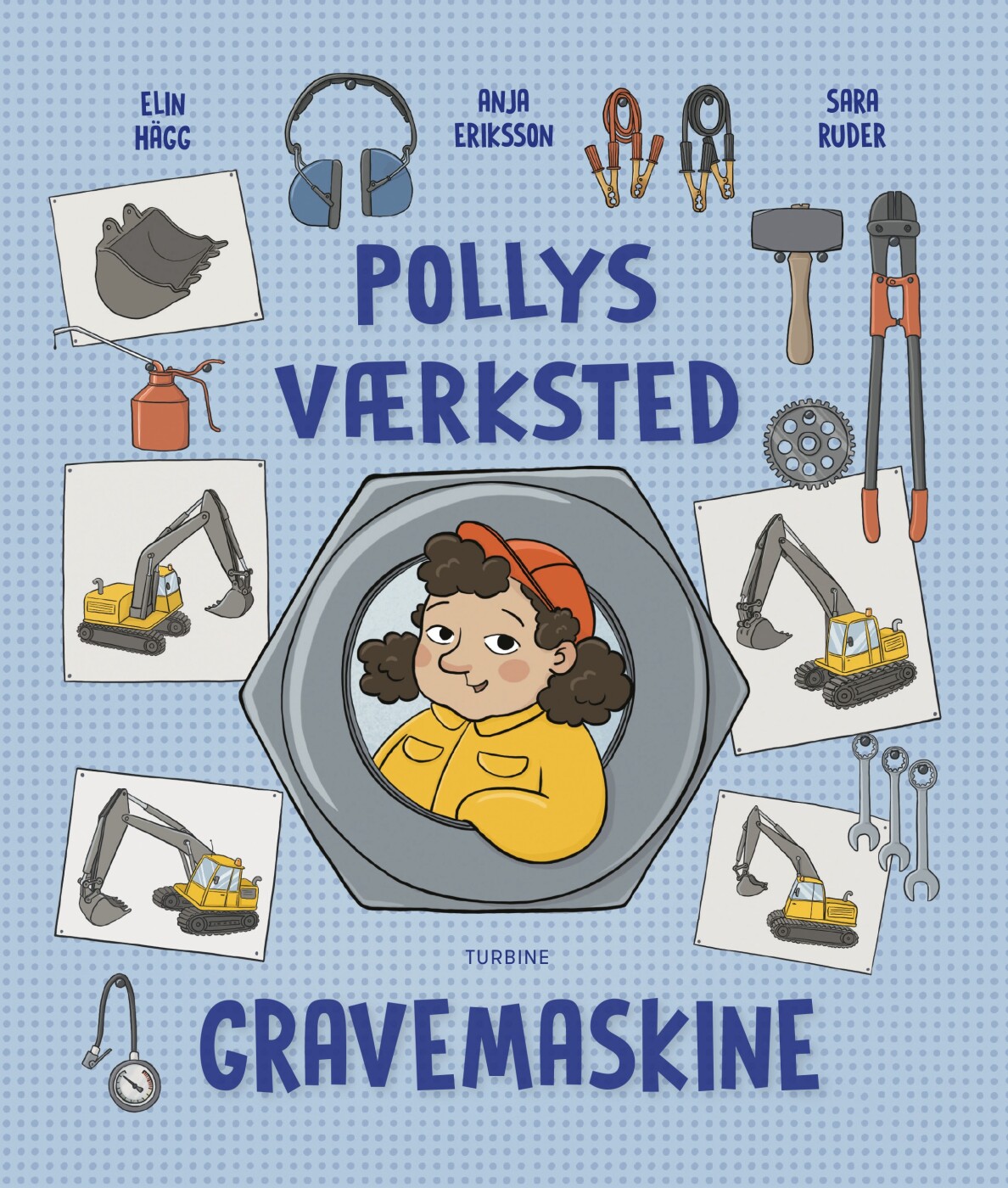 Pollys Værksted - Gravemaskine - Anja Eriksson - Bog