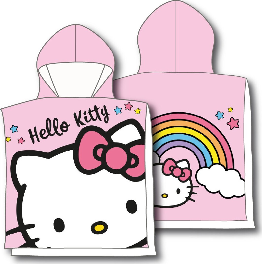 Billede af Hello Kitty Poncho Til Børn