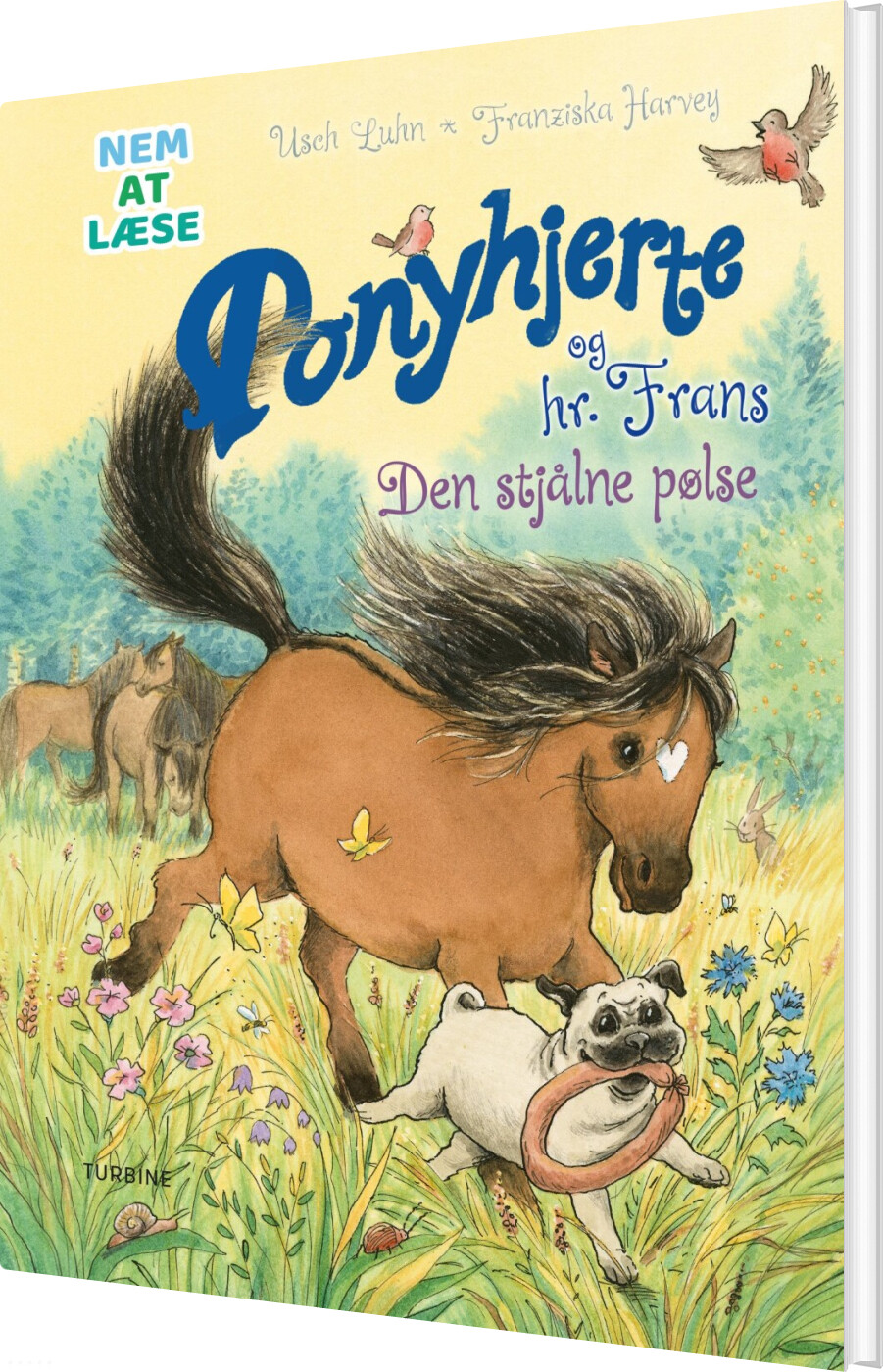 Billede af Ponyhjerte Og Hr. Frans - Den Stjålne Pølse - Usch Luhn - Bog