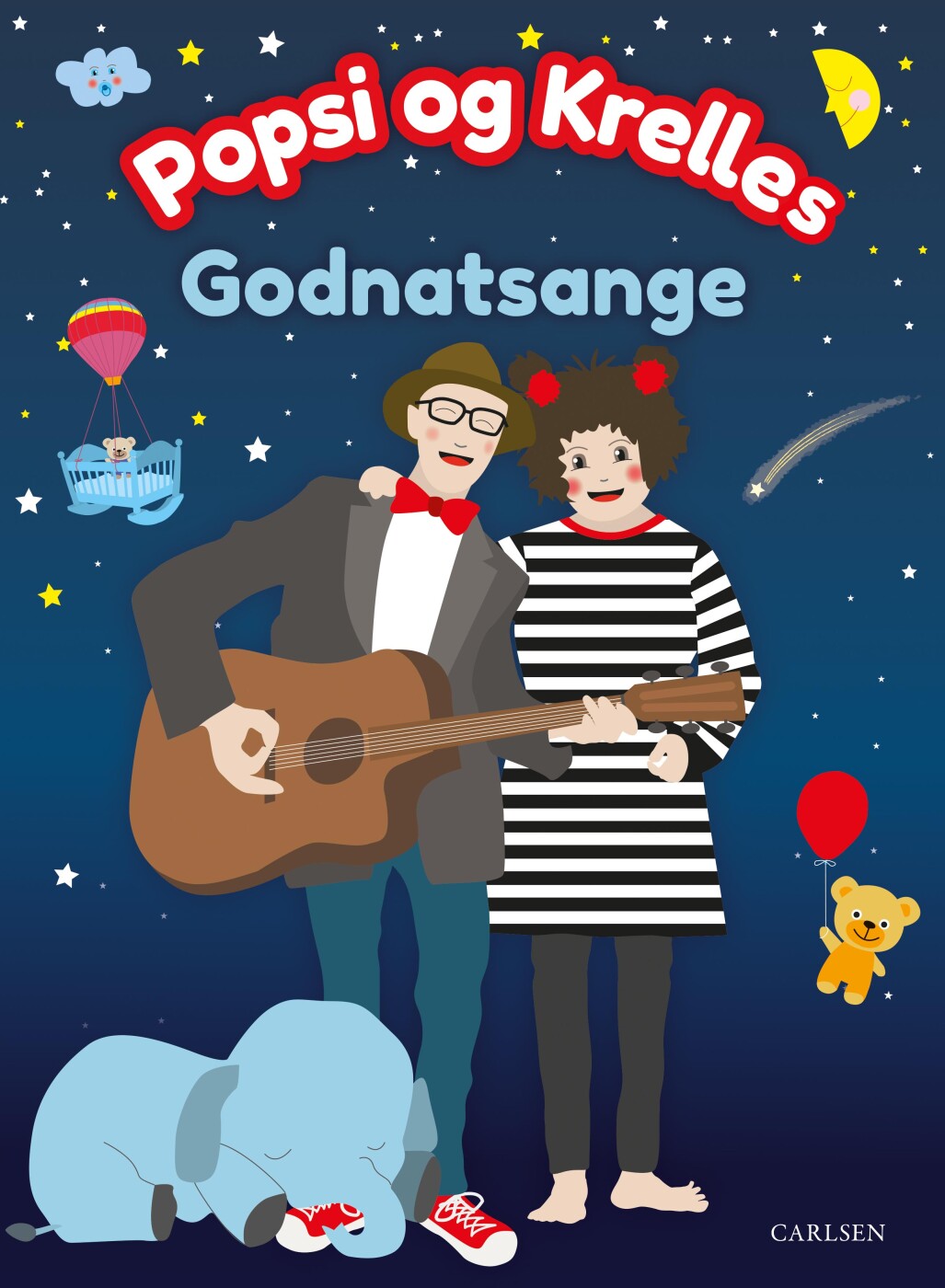 Billede af Popsi Og Krelles Godnatsange - Popsi - Bog