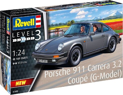 Se Revell - Porsche 911 Coupé Bil Byggesæt - 1:24 - Level 3 - 07688 hos Gucca.dk