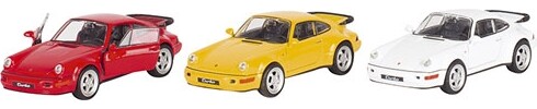 Porsche 964 Turbo Med Pullback - Assorteret Farver