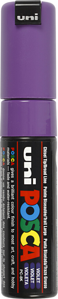 Posca Tusch - Nr. Pc-8k - Tykkelse 8 Mm - Violet