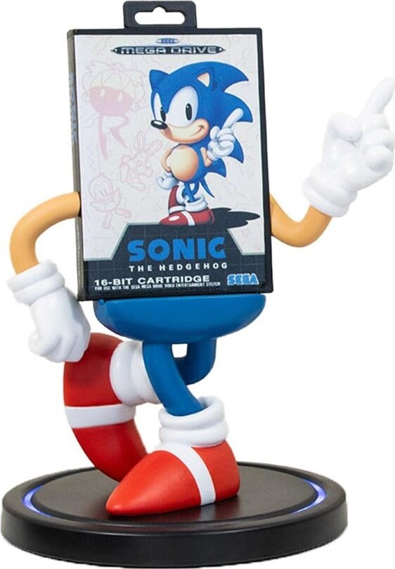 Power Idolz - Sonic The Hedgehog Wireless Charging Dock - Trådløs Oplader