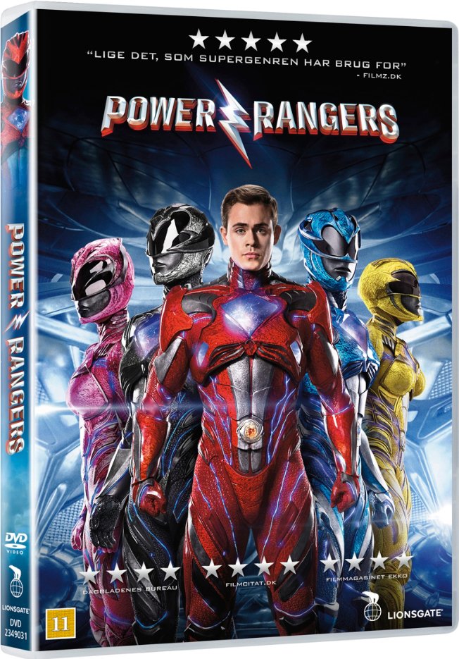 Power Rangers - 2017 DVD Film → Køb billigt her - Gucca.dk