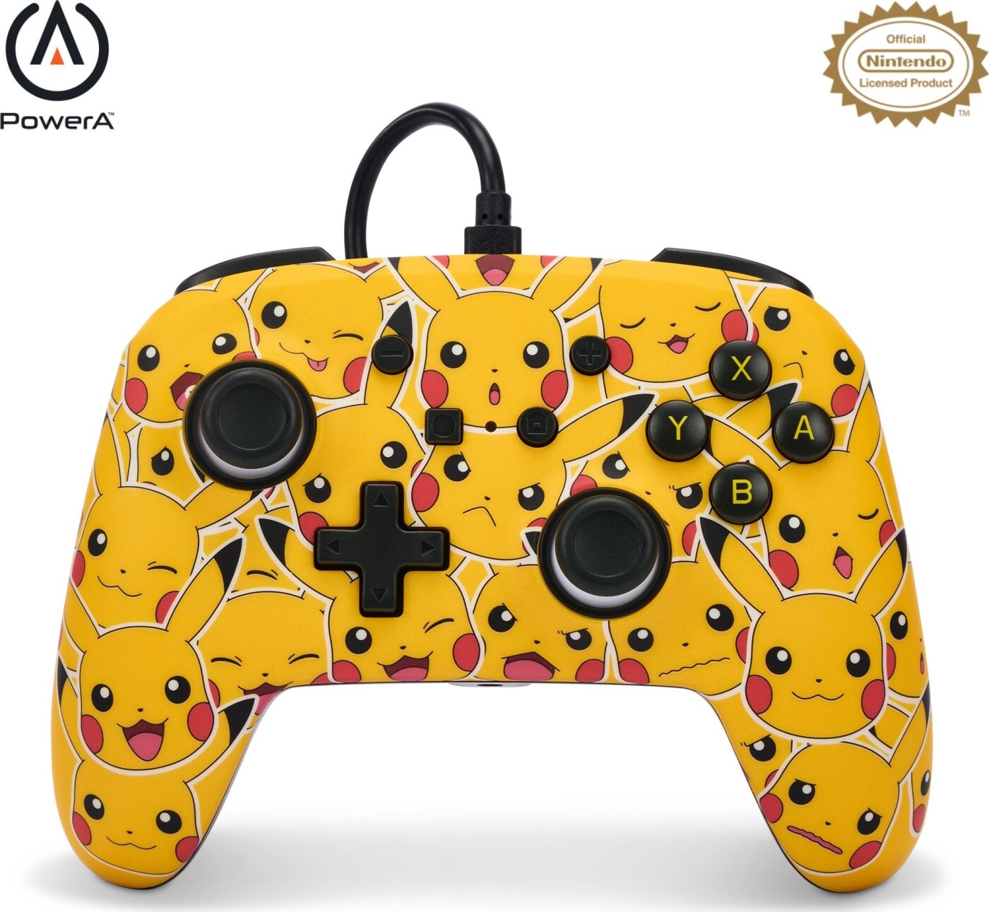 Powera Enhanced Wired Controller For Nintendo Switch - Pikachu Moods